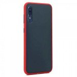 Wholesale Samsung Galaxy A10E Slim Matte Hybrid Bumper Case (Red)